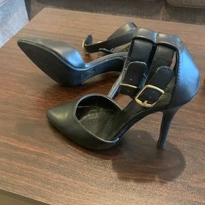 Double strapped heels